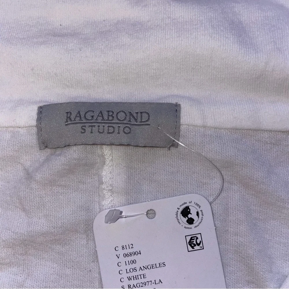 FREE PEOPLE Women's Ragabond Team Polo Size M In White - Picture 8 of 9